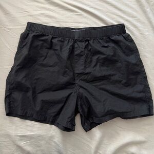 Banana Republic Dark Olive Elastic Waist Shorts